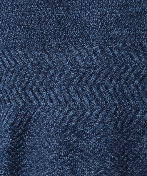 RAGEBLUE（レイジブルー）の「アクリル/コットン編地切り替えニットクルー/748368（ニット/セーター・メンズ・ブルー/ホワイト/ブラック/ピンク系その他/ライトブルー/ベージュ・LARGE/MEDIUM/SMALL）」の12枚目の写真