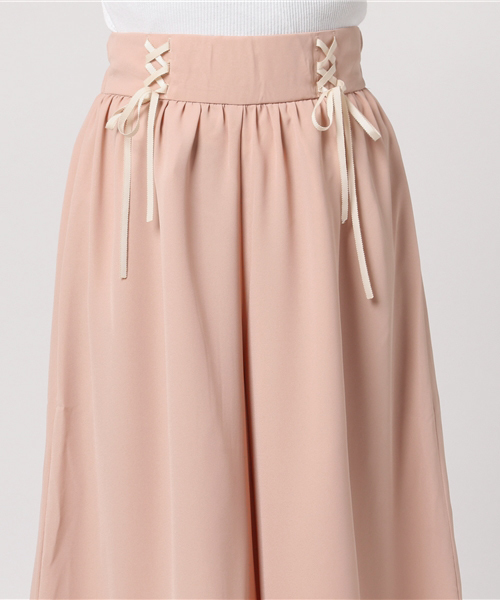 GeeRA（ジーラ）の「フロントレースアップガウチョ（その他パンツ・レディース・ピンクベージュ・LARGE/MEDIUM/X-LARGE）」の5枚目の写真