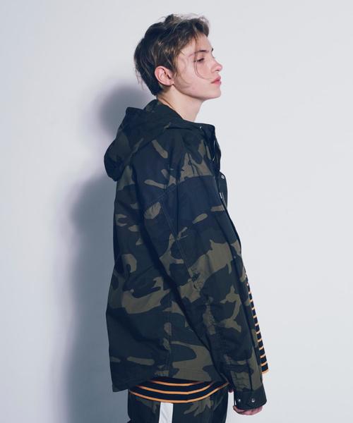 MONKEY TIME（モンキータイム）の「＜monkey time＞ CAMO PRINT WTHR MT/PK/マウンテンパーカ ◆（マウンテンパーカー・メンズ・その他1・LARGE/X-LARGE/SMALL/MEDIUM）」の6枚目の写真