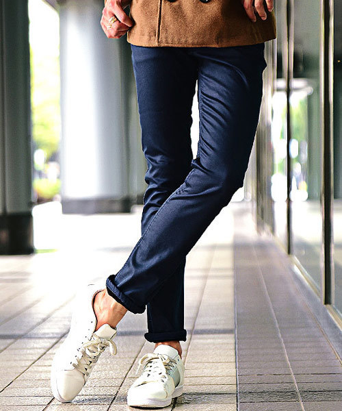 JOKER(ジョーカー)の「【JOKER】あったか裏起毛防寒スキニーパンツ(チノパンツ・メンズ・ホワイト/ブラック/ベージュ/ネイビー/カーキ/カモフラージュ/グレー系その他/ブルー系その他/グレー系カモフラージュ/ワイン/ブルー系その他2/ブルー系その他3・S/M/L/XL)」の7枚目の写真