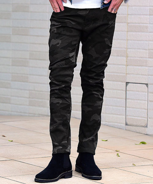 JOKER(ジョーカー)の「【JOKER】あったか裏起毛防寒スキニーパンツ(チノパンツ・メンズ・ホワイト/ブラック/ベージュ/ネイビー/カーキ/カモフラージュ/グレー系その他/ブルー系その他/グレー系カモフラージュ/ワイン/ブルー系その他2/ブルー系その他3・S/M/L/XL)」の12枚目の写真