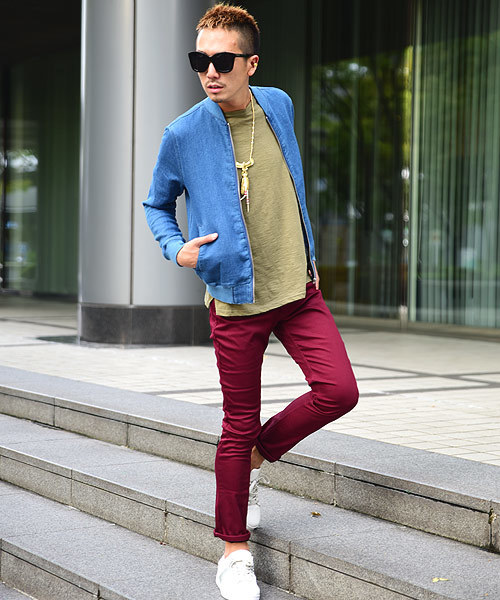 JOKER(ジョーカー)の「【JOKER】あったか裏起毛防寒スキニーパンツ(チノパンツ・メンズ・ホワイト/ブラック/ベージュ/ネイビー/カーキ/カモフラージュ/グレー系その他/ブルー系その他/グレー系カモフラージュ/ワイン/ブルー系その他2/ブルー系その他3・S/M/L/XL)」の14枚目の写真