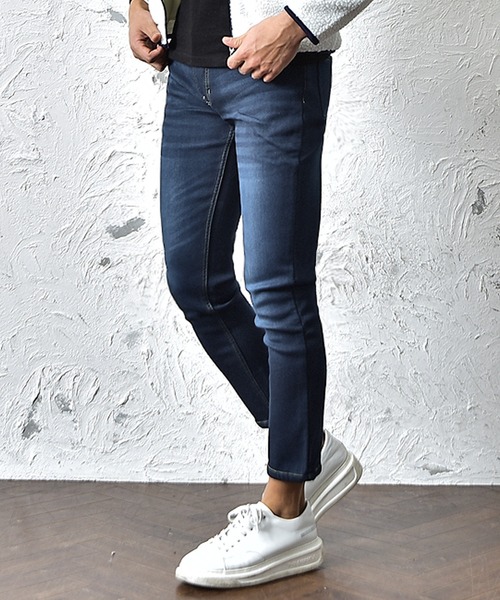 JOKER(ジョーカー)の「【JOKER】あったか裏起毛防寒スキニーパンツ(チノパンツ・メンズ・ホワイト/ブラック/ベージュ/ネイビー/カーキ/カモフラージュ/グレー系その他/ブルー系その他/グレー系カモフラージュ/ワイン/ブルー系その他2/ブルー系その他3・S/M/L/XL)」の9枚目の写真