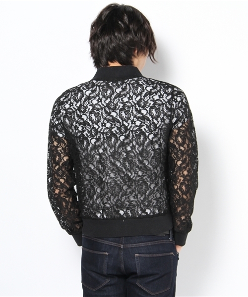 603（ロクマルサン）の「603 レースブルゾン（ブルゾン・メンズ・ブラック・40）」の6枚目の写真