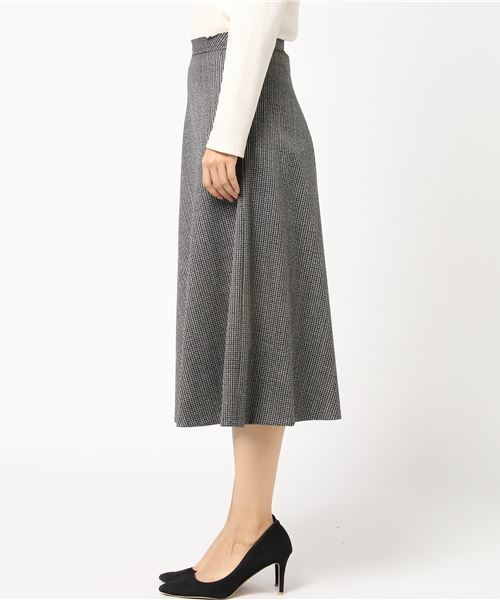 RIVE DROITE（リヴドロワ）の「チェックフレアースカート（スカート・レディース・パープル/グレー・38）」の4枚目の写真