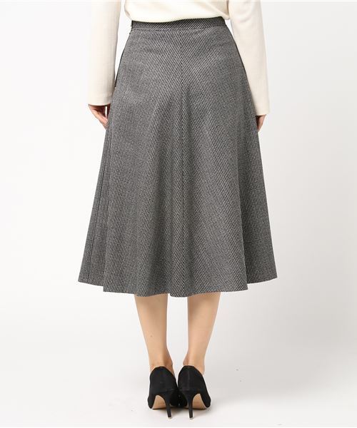 RIVE DROITE（リヴドロワ）の「チェックフレアースカート（スカート・レディース・パープル/グレー・38）」の3枚目の写真