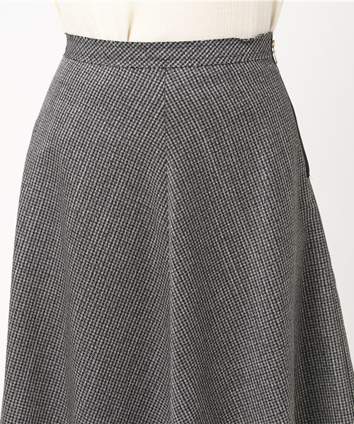 RIVE DROITE（リヴドロワ）の「チェックフレアースカート（スカート・レディース・パープル/グレー・38）」の7枚目の写真