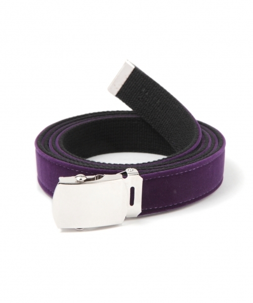 RAGEBLUE（レイジブルー）の「ベロアGIロングベルト/776990（ベルト・メンズ・パープル/ブラック/ワインレッド・FREE）」の3枚目の写真