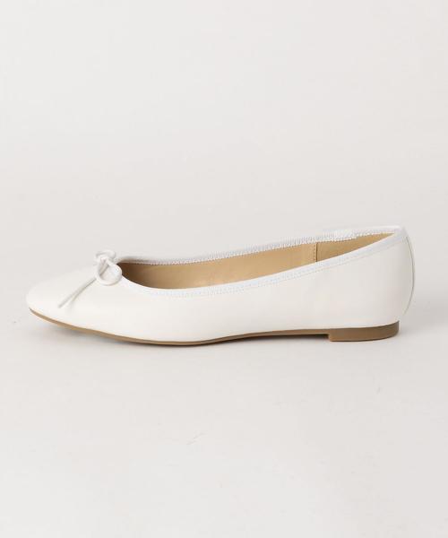 green label relaxing（グリーンレーベルリラクシング）の「FM バレエシューズ（バレエシューズ・レディース・ブラック/シルバー/ホワイト・S(22.5)/LL(25.5)/M(23.5)/L(24.5)）」の5枚目の写真