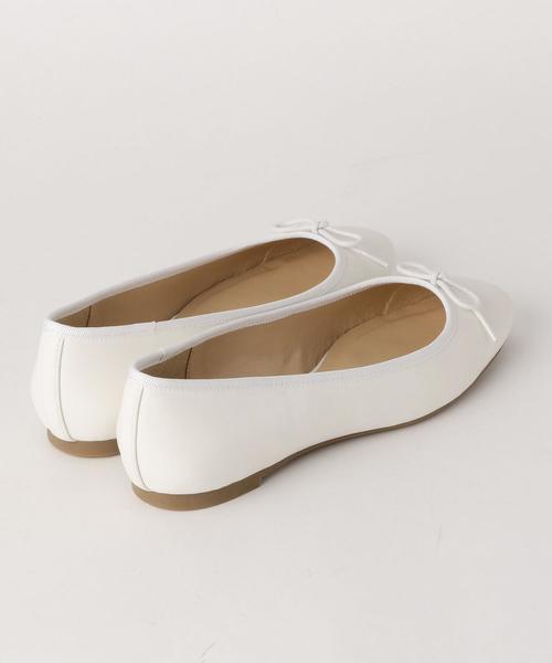 green label relaxing（グリーンレーベルリラクシング）の「FM バレエシューズ（バレエシューズ・レディース・ブラック/シルバー/ホワイト・S(22.5)/LL(25.5)/M(23.5)/L(24.5)）」の7枚目の写真