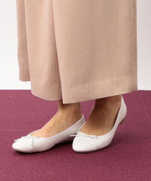 green label relaxing（グリーンレーベルリラクシング）の「FM バレエシューズ（バレエシューズ・レディース・ブラック/シルバー/ホワイト・S(22.5)/LL(25.5)/M(23.5)/L(24.5)）」の10枚目の写真