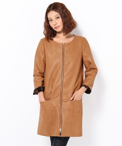 LOUNGEDRESS（ラウンジドレス）の「フェイクレザーコート（その他
