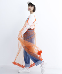 MERLOT | チュールレースキャミソールロングワンピース1428(ワンピース)