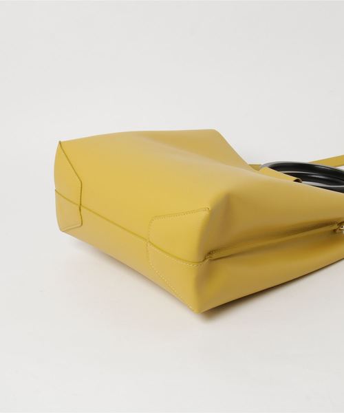 Andemiu（アンデミュウ）の「２ＷＡＹウッドリングショルダー784955（ショルダーバッグ・レディース・イエロー/ネイビー/グレー・FREE）」の17枚目の写真
