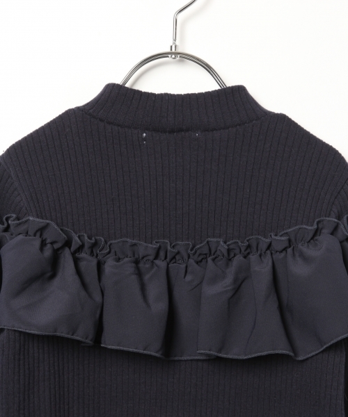 GLOBAL WORK（グローバルワーク）の「【キッズ】ラウンドシフォンフリルプルオーバー/779913（Tシャツ/カットソー・キッズ・ネイビー/グレー/パープル系その他2・XX-LARGE/SMALL/LARGE/MEDIUM/X-LARGE）」の13枚目の写真