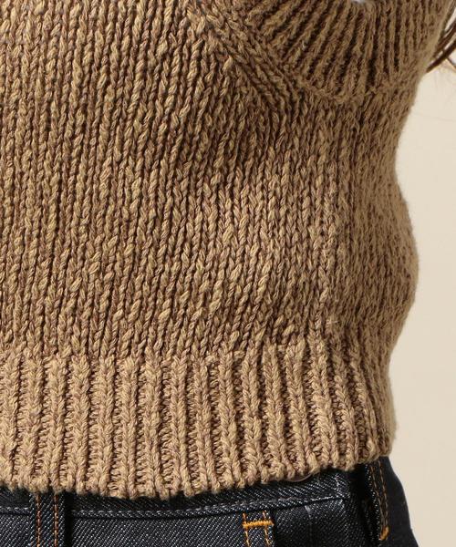 BEAUTY&YOUTH UNITED ARROWS(ビューティーアンドユースユナイテッドアローズ)の「BY テンジクショートノースリーブニット о(ニット/セーター・レディース・ブラック/ベージュ/ライム・FREE)」の12枚目の写真