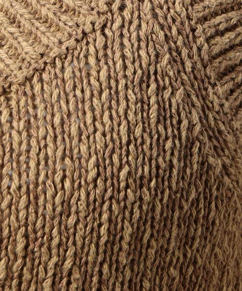 BEAUTY&YOUTH UNITED ARROWS(ビューティーアンドユースユナイテッドアローズ)の「BY テンジクショートノースリーブニット о(ニット/セーター・レディース・ブラック/ベージュ/ライム・FREE)」の13枚目の写真