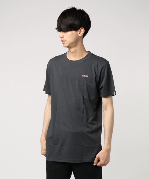 ELEMENT(エレメント)の「ELEMENT メンズ CUBE SS Tシャツ(Tシャツ/カットソー・メンズ・ブラック/ホワイト・MEDIUM/LARGE/X-LARGE)」の1枚目の写真