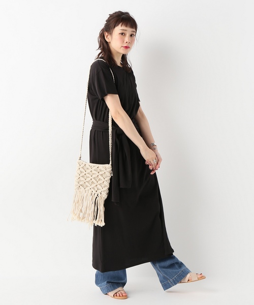 2018SS IENA半袖ワンピース 