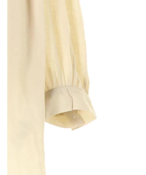 AMERICAN HOLIC（アメリカンホリック）の「・スキッパーショルダーギャザーブラウス（シャツ/ブラウス・レディース・オフホワイト/ネイビー/ベージュ・FREE）」の13枚目の写真