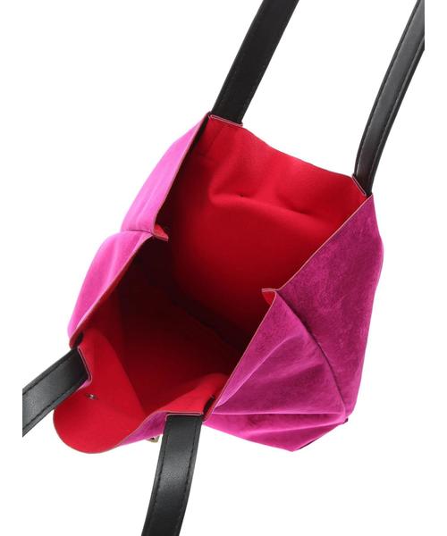 YECCA VECCA（イェッカヴェッカ）の「ベロアベルトデザインバッグ（ハンドバッグ・レディース・ブラック/グレー/ピンク/イエロー・FREE）」の13枚目の写真