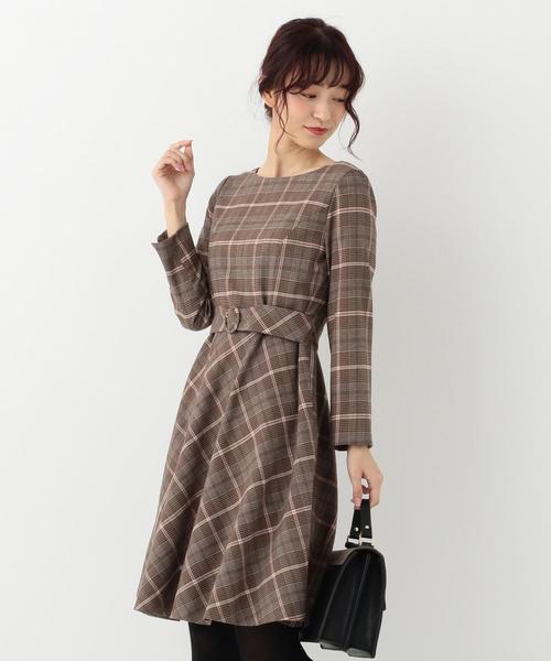 Any Sis エニィスィス の 洗える クラシカルチェックフレア ワンピース ワンピース Wear