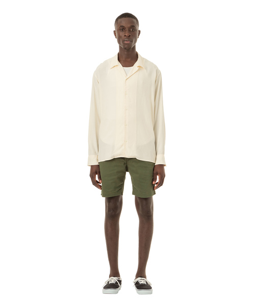 Sandinista(サンディニスタ)の「Rayon Open Collar Shirt / レーヨン開襟長袖シャツ(シャツ/ブラウス・メンズ・ホワイト/ブラック/その他1/その他2・SMALL/MEDIUM/LARGE)」の14枚目の写真