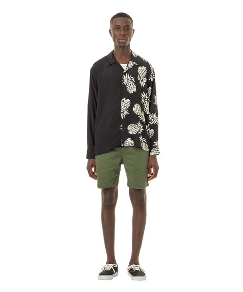 Sandinista(サンディニスタ)の「Rayon Open Collar Shirt / レーヨン開襟長袖シャツ(シャツ/ブラウス・メンズ・ホワイト/ブラック/その他1/その他2・SMALL/MEDIUM/LARGE)」の17枚目の写真