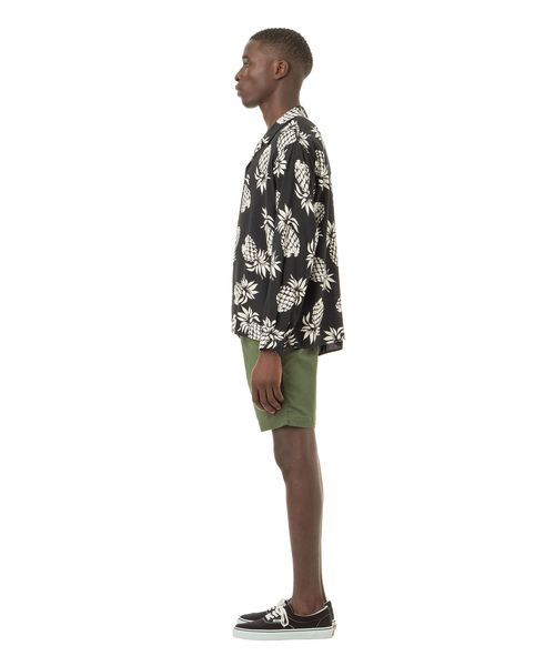 Sandinista(サンディニスタ)の「Rayon Open Collar Shirt / レーヨン開襟長袖シャツ(シャツ/ブラウス・メンズ・ホワイト/ブラック/その他1/その他2・SMALL/MEDIUM/LARGE)」の18枚目の写真