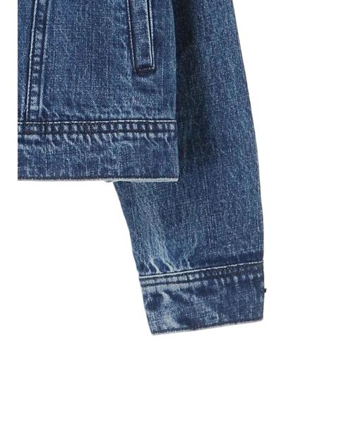 YECCA VECCA(イェッカヴェッカ)の「ノ-カラ-Gジャン(デニムジャケット・レディース・インディゴブルー/ダークインディゴブルー・SMALL/MEDIUM)」の17枚目の写真