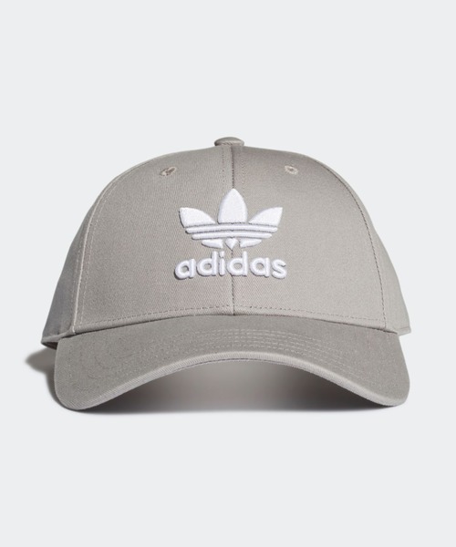 adidas（アディダス）の「トレフォイル クラシック ベースボール キャップ [TREFOIL CLASSIC BASEBALL CAP]  / アディダスオリジナルス adidas Originals（キャップ・メンズ・サーモンピンク/ネイビー/ブラック×カーキ/マルーン/イエロー/オレンジ/ライトピンク/ブラック×ホワイト/ベビーピンク/バーガンディー/グレー/ダークブルー/ホワイト×ブラック/ピンクベージュ/ネイビー×ホワイト/コーラルピンク/ホワイト×ブルー/ヘザーグレー/ブルー/ワインレッド/ブルー系その他/ピンク系その他/スカイブルー/ブルー系その他2/ベージュ/グリーン/インディゴブルー/ブルー系その他3/ブラウン/ライトベージュ/オリーブ/ホワイト/ダークインディゴブルー/グレー系その他/グリーン系その他/ブラウン系その他・LARGE/X-LARGE/MEDIUM/SMALL/S）」の6枚目の写真