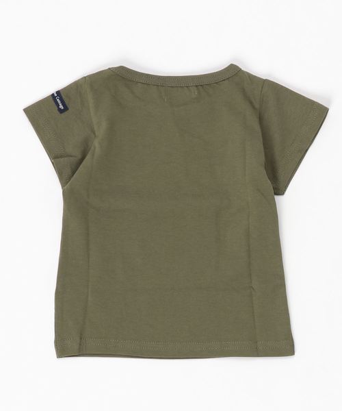 Catherine Cottage（キャサリンコテージ）の「オーガニックコットンTシャツ（Tシャツ/カットソー・キッズ・ネイビー/オフホワイト/カーキ/ライラック・90/100/110/120/130/140）」の10枚目の写真