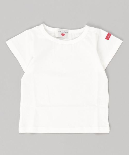 Catherine Cottage（キャサリンコテージ）の「オーガニックコットンTシャツ（Tシャツ/カットソー・キッズ・ネイビー/オフホワイト/カーキ/ライラック・90/100/110/120/130/140）」の16枚目の写真
