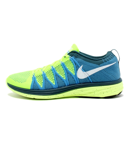 NIKE（ナイキ）の「ナイキ フライニット ルナ NIKE FLYKNIT LUNAR2 620465-714（スニーカー・メンズ・ライトグリーン・27cm/28cm/27.5cm/26cm/26.5cm）」の2枚目の写真