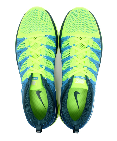 NIKE（ナイキ）の「ナイキ フライニット ルナ NIKE FLYKNIT LUNAR2 620465-714（スニーカー・メンズ・ライトグリーン・27cm/28cm/27.5cm/26cm/26.5cm）」の4枚目の写真