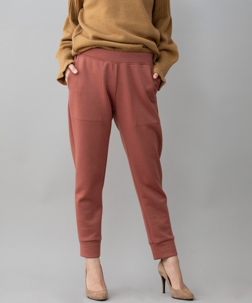 Munich(ミューニック)の「ダンボールニット スウェットパンツ(その他パンツ・レディース・チャコールグレー/ブラック/カーキ/グレイッシュベージュ/モカ/スモークピンク/アイボリー・S/M/XS)」の7枚目の写真