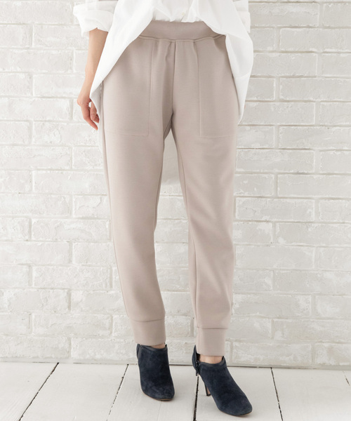 Munich(ミューニック)の「ダンボールニット スウェットパンツ(その他パンツ・レディース・チャコールグレー/ブラック/カーキ/グレイッシュベージュ/モカ/スモークピンク/アイボリー・S/M/XS)」の5枚目の写真