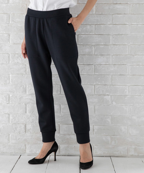 Munich(ミューニック)の「ダンボールニット スウェットパンツ(その他パンツ・レディース・チャコールグレー/ブラック/カーキ/グレイッシュベージュ/モカ/スモークピンク/アイボリー・S/M/XS)」の2枚目の写真