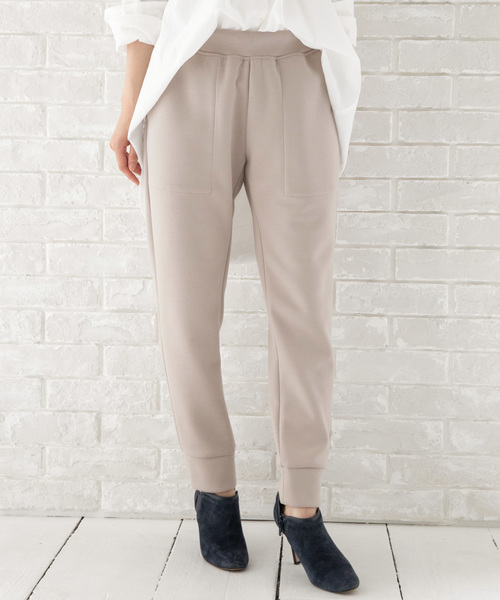 Munich(ミューニック)の「ダンボールニット スウェットパンツ(その他パンツ・レディース・チャコールグレー/ブラック/カーキ/グレイッシュベージュ/モカ/スモークピンク/アイボリー・S/M/XS)」の21枚目の写真