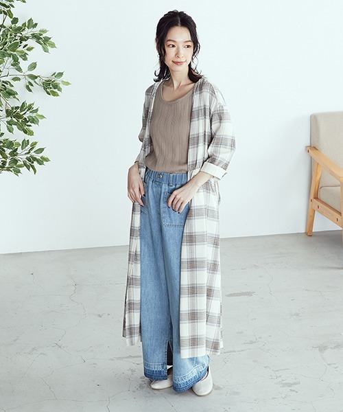 セール 2way チェック柄 カシュクール シャツワンピース シャツワンピース Onigiri オニギリ のファッション通販 Zozotown