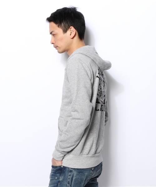 HYSTERIC GLAMOUR（ヒステリックグラマー）の「EAST SIDE COLLEGE pt PK（パーカー・メンズ・ブルー/トップグレー/ブラック・MEDIUM/SMALL/LARGE）」の5枚目の写真