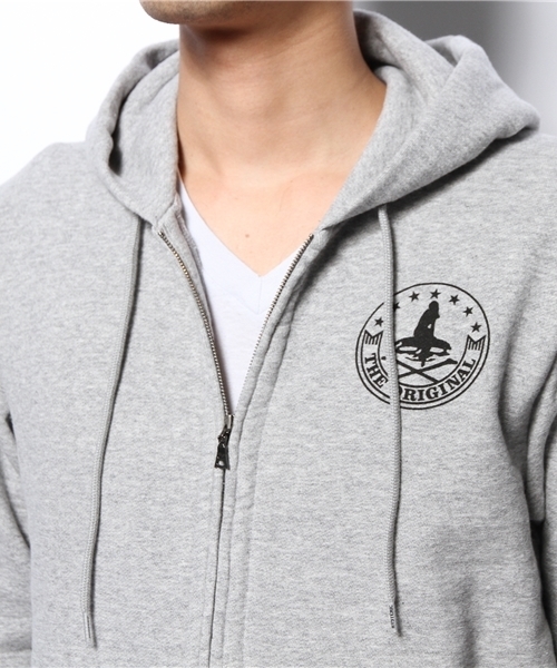 HYSTERIC GLAMOUR（ヒステリックグラマー）の「EAST SIDE COLLEGE pt PK（パーカー・メンズ・ブルー/トップグレー/ブラック・MEDIUM/SMALL/LARGE）」の10枚目の写真