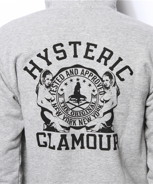HYSTERIC GLAMOUR（ヒステリックグラマー）の「EAST SIDE COLLEGE pt PK（パーカー・メンズ・ブルー/トップグレー/ブラック・MEDIUM/SMALL/LARGE）」の12枚目の写真