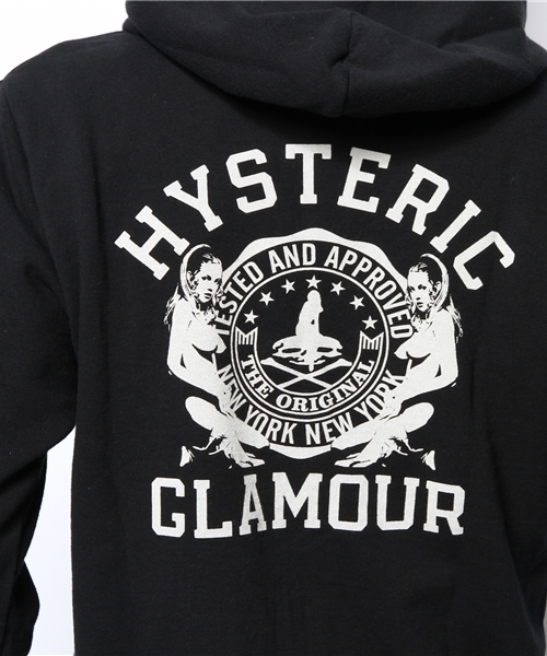 HYSTERIC GLAMOUR（ヒステリックグラマー）の「EAST SIDE COLLEGE pt PK（パーカー・メンズ・ブルー/トップグレー/ブラック・MEDIUM/SMALL/LARGE）」の13枚目の写真