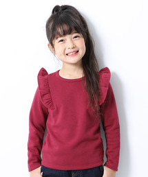 devirock | 裏シャギー肩フリルトップス(Tシャツ/カットソー)