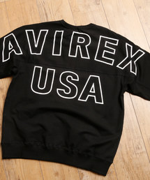 And A | AVIREX アヴィレックス / LS BIG LOGO CREW NECK SWEAT ビッグロゴスウェット / 6193477(スウェット)