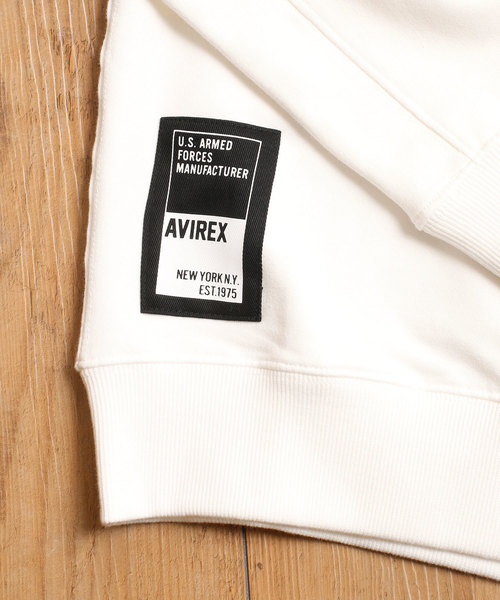 And A（アンドエー）の「AVIREX アヴィレックス / LS BIG LOGO CREW NECK SWEAT ビッグロゴプリント 長袖クルーネック オーバーサイズスウェット / 6193477（スウェット・メンズ・ホワイト/ブラック/エメラルド/バーガンディー・MEDIUM/LARGE/X-LARGE/XX-LARGE）」の11枚目の写真