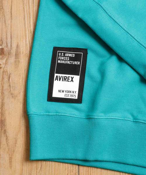 And A（アンドエー）の「AVIREX アヴィレックス / LS BIG LOGO CREW NECK SWEAT ビッグロゴプリント 長袖クルーネック オーバーサイズスウェット / 6193477（スウェット・メンズ・ホワイト/ブラック/エメラルド/バーガンディー・MEDIUM/LARGE/X-LARGE/XX-LARGE）」の20枚目の写真