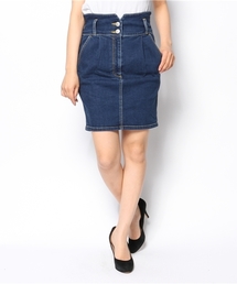 MOUSSY | HI WAIST TUCK MINI SK(デニムスカート)