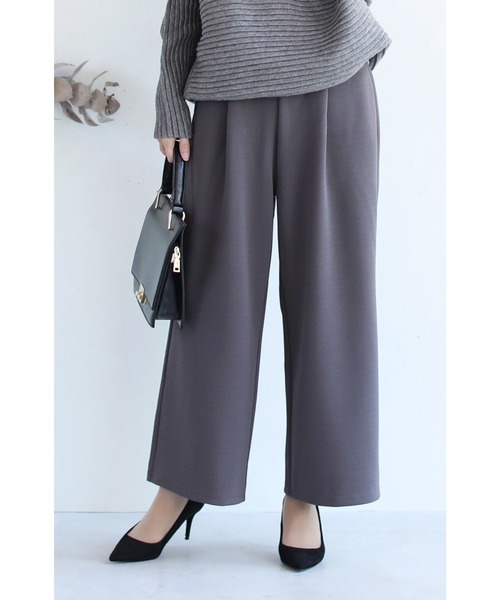 W Be を購入できます French W Dgy Paveシンプルで活躍間違いないゆったりワイドパンツ その他パンツ Cawaii カワイイ のファッション 高い素材